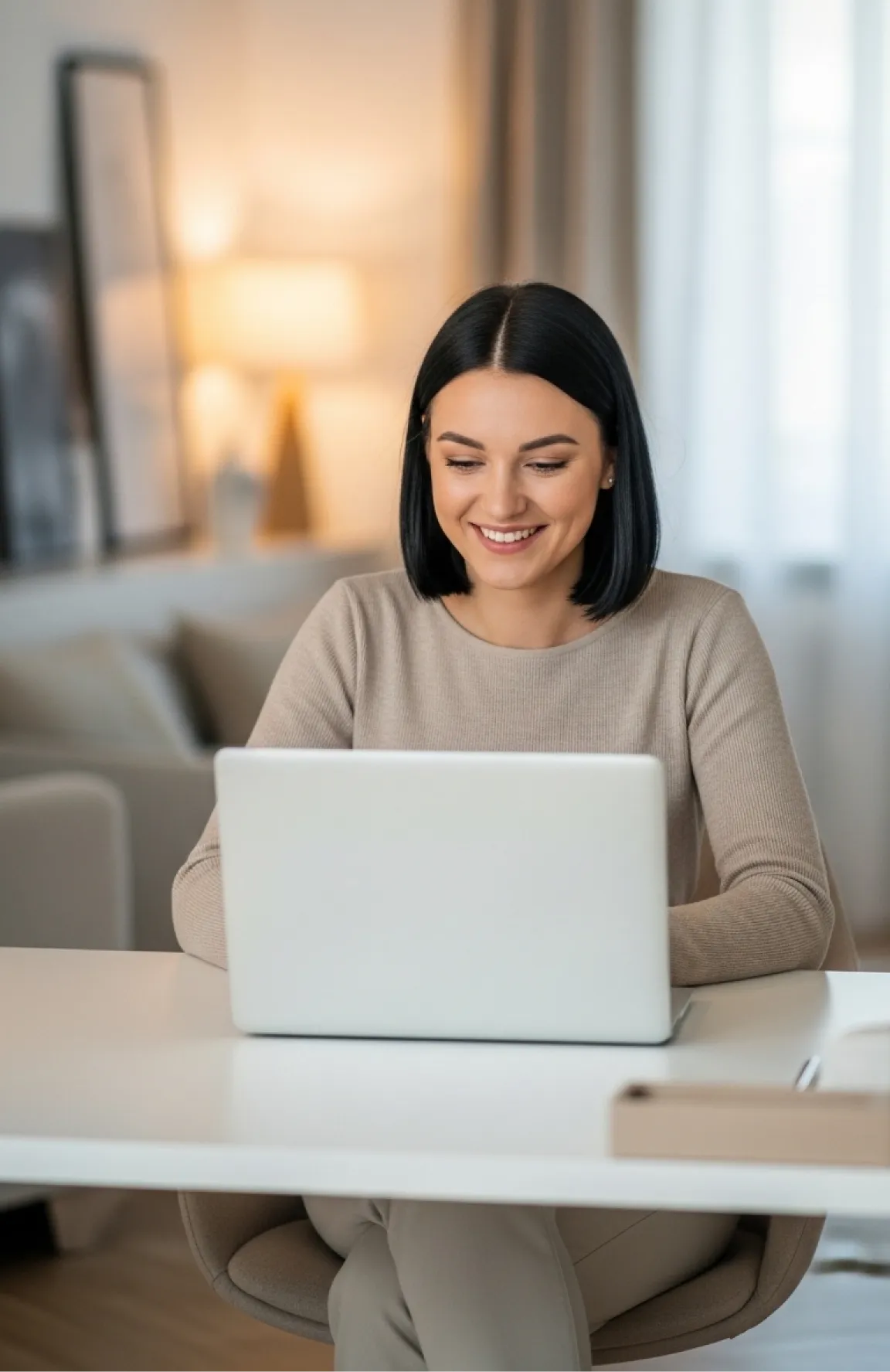 ragazza in psicoterapia online