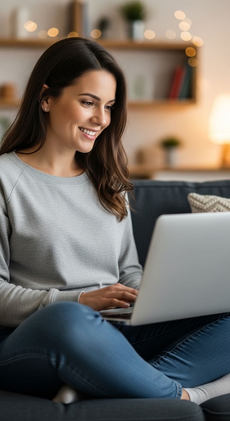 ragazza in psicoterapia online