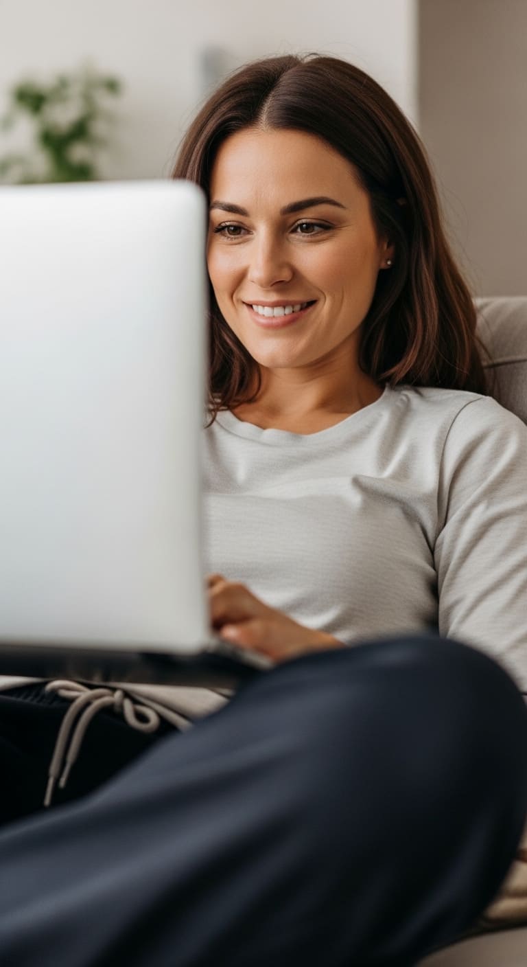 ragazza in psicoterapia online