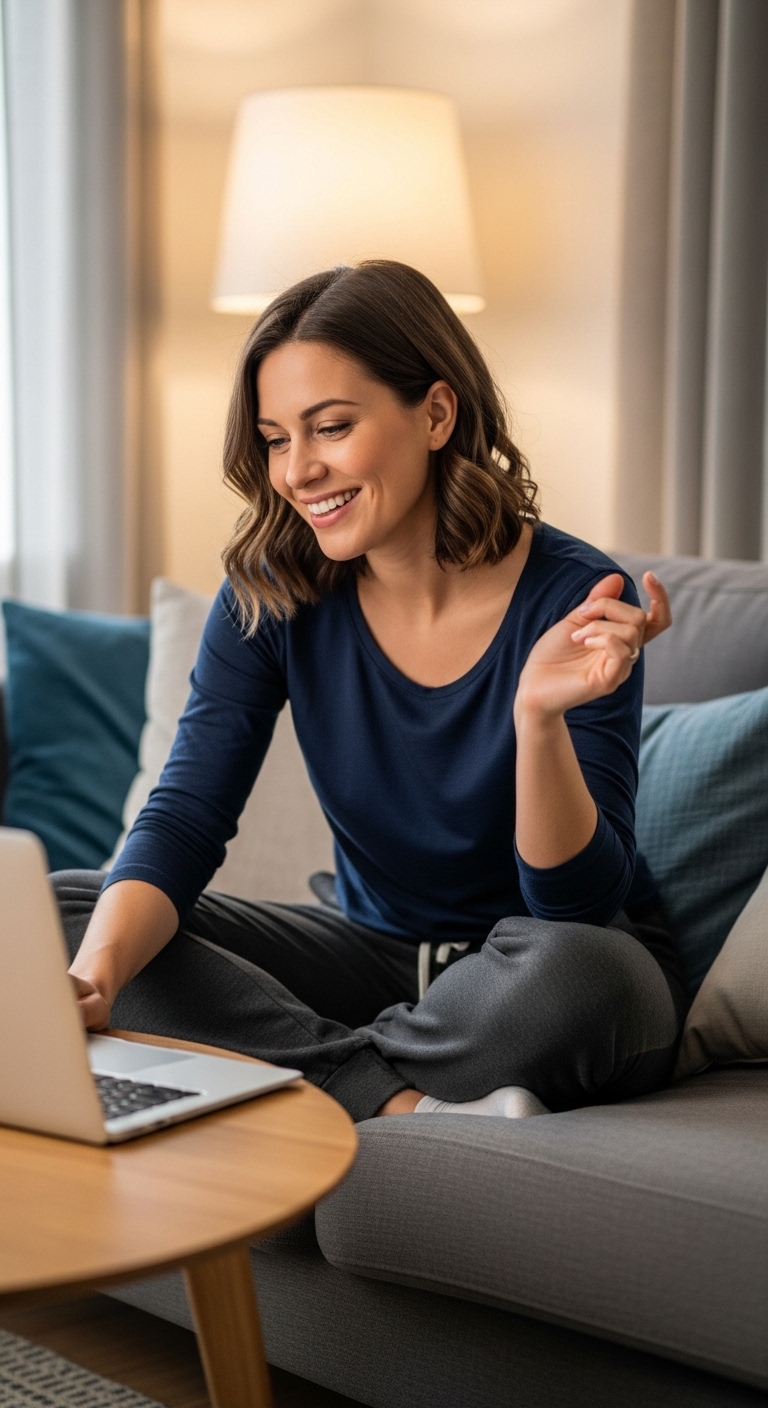 ragazza in psicoterapia online