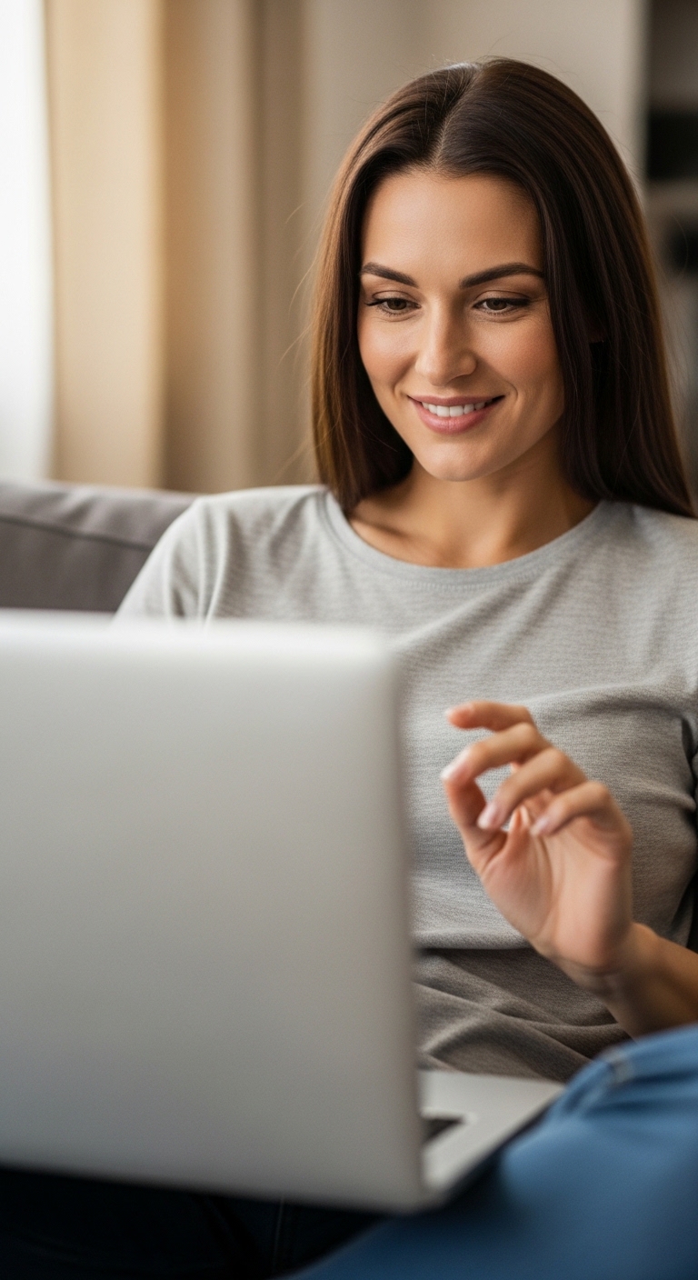 ragazza in psicoterapia online