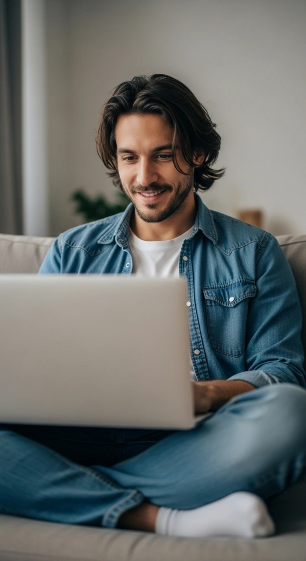 ragazza in psicoterapia online