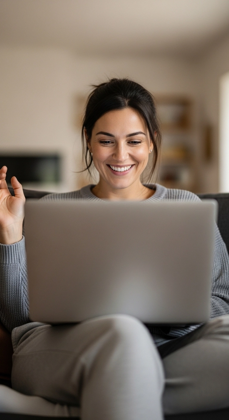 ragazza in psicoterapia online