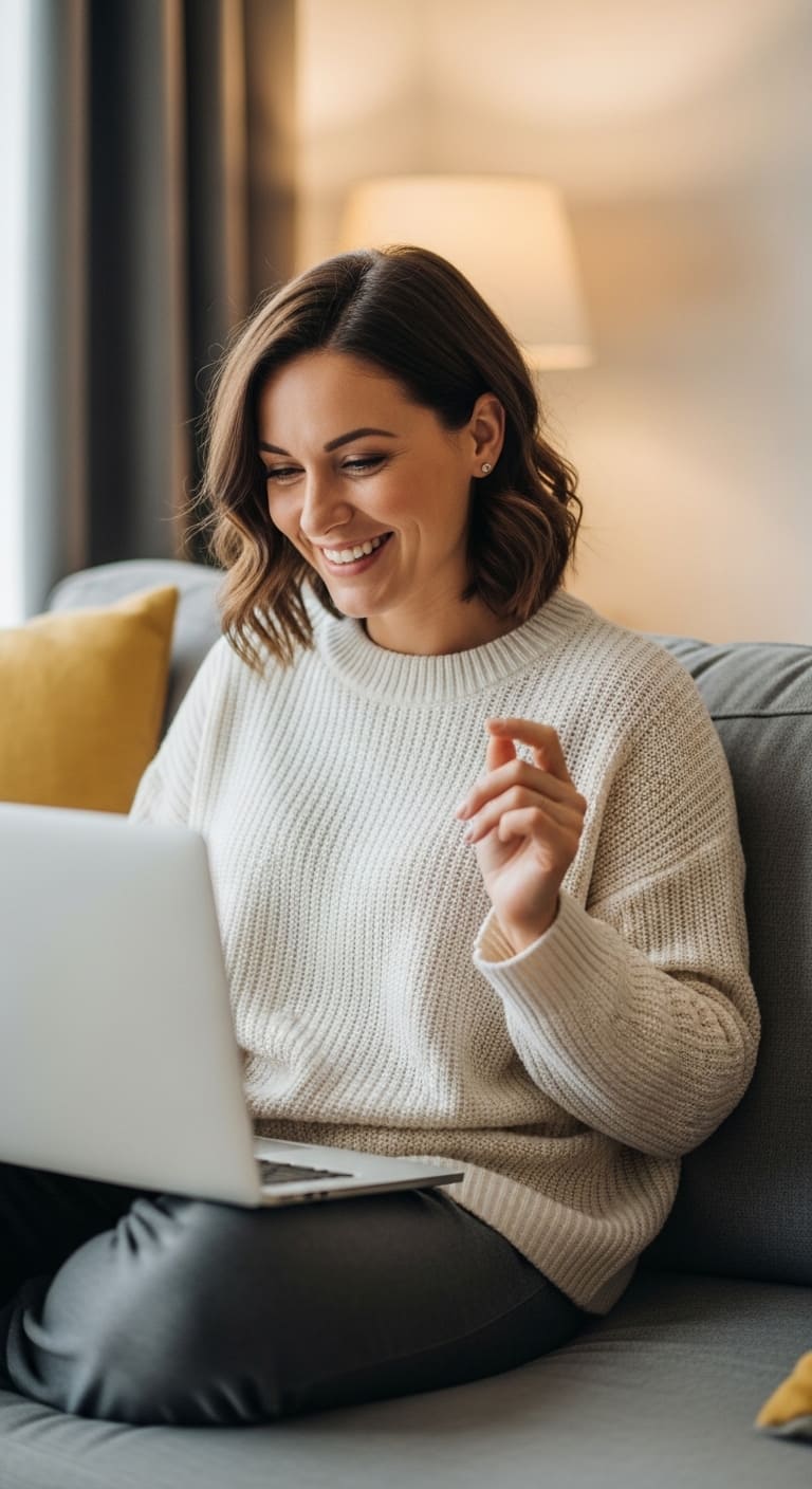 ragazza in psicoterapia online
