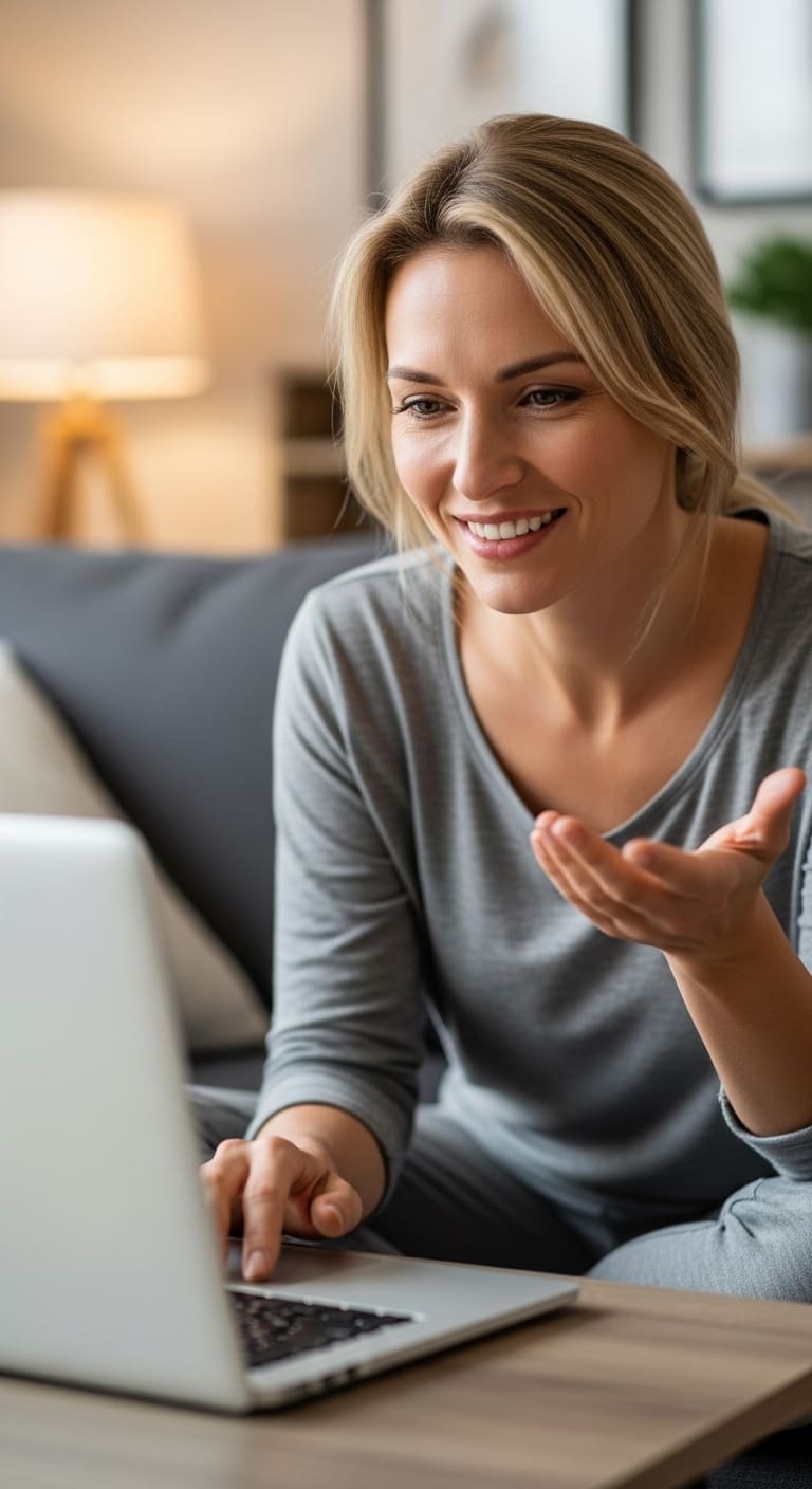 ragazza in psicoterapia online