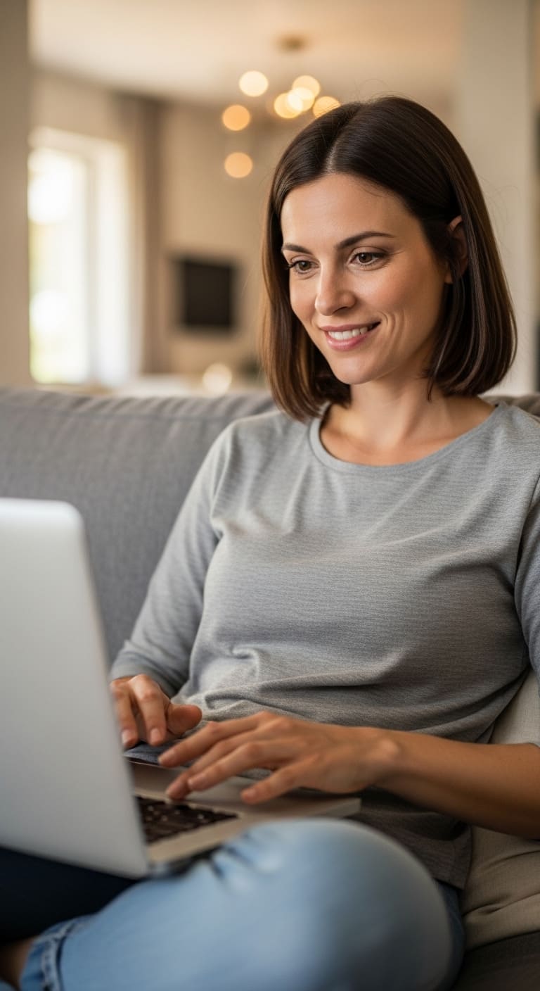 ragazza in psicoterapia online