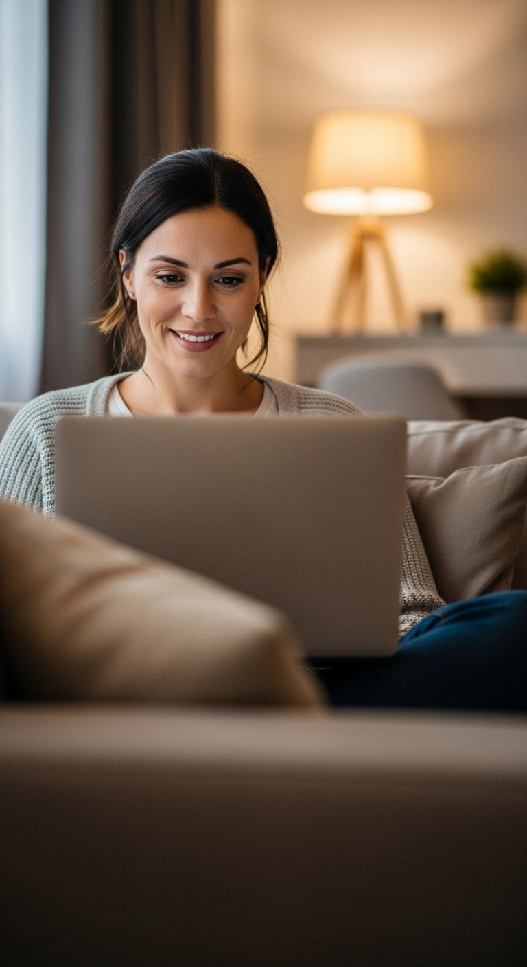 ragazza in psicoterapia online