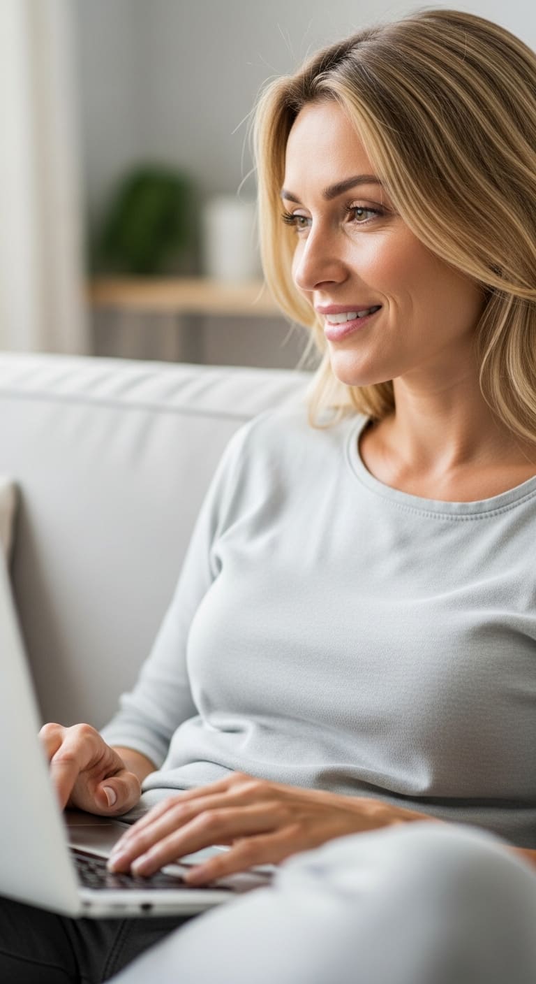 ragazza in psicoterapia online