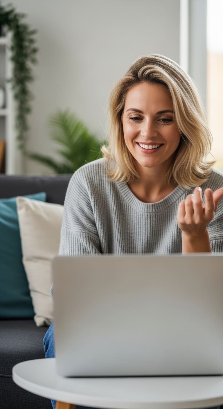 ragazza in psicoterapia online