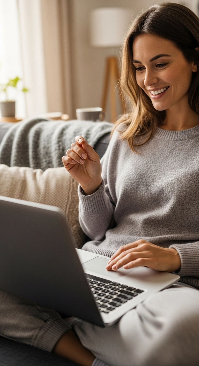 ragazza in psicoterapia online